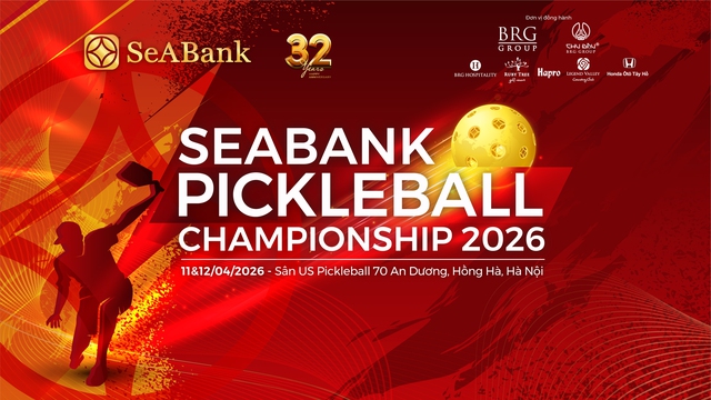 SeABank tổ chức giải Pickleball Championship 2026, gây quỹ học bổng cho trẻ em nghèo nhân dịp 32 năm thành lập - Ảnh 1.