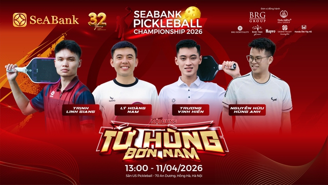 SeABank tổ chức giải Pickleball Championship 2026, gây quỹ học bổng cho trẻ em nghèo nhân dịp 32 năm thành lập - Ảnh 2.