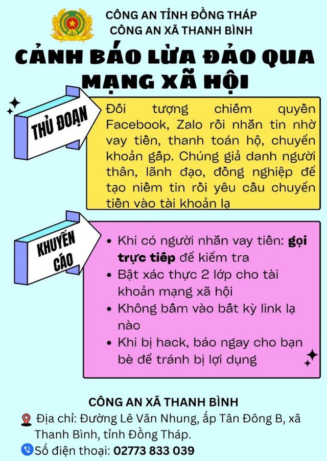 Cảnh báo thủ đoạn chiếm quyền Facebook, Zalo rồi giả chủ tài khoản để lừa đảo - Ảnh 1.