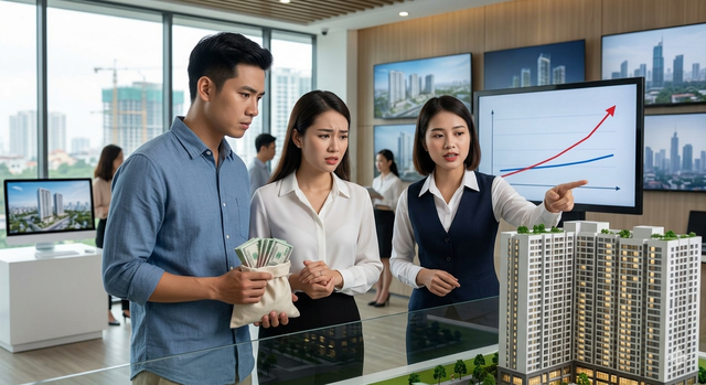 Vợ chồng trẻ cầm 5 tỷ đồng đi mua nhà vẫn bị 'chê', chuyên gia cảnh báo nếu chỉ tiết kiệm, người trẻ dễ 'tụt lại phía sau' - Ảnh 1.