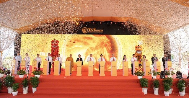 Tập đoàn T&T Group khởi công khu công nghiệp thế hệ mới quy mô gần 200 ha tại An Giang - Ảnh 1.