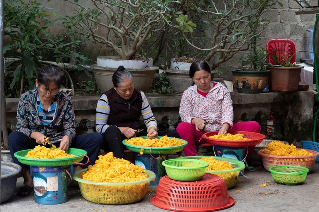 Bảo tồn tinh hoa làng nghề truyền thống tơ lụa Cổ Chất - Ảnh 1.