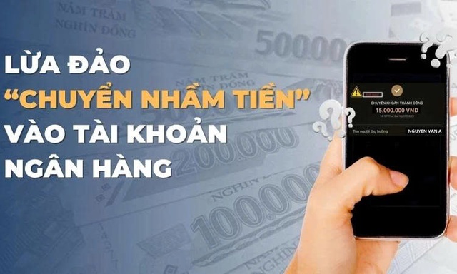 Cảnh giác với thủ đoạn chuyển ‘nhầm tiền’ vào tài khoản ngân hàng - Ảnh 1.