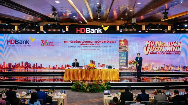 ĐHĐCĐ 2026 HDBank: Lên kế hoạch lợi nhuận 30.100 tỷ đồng; cổ tức 30% - Ảnh 1.