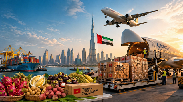 Lần đầu tiên siêu tập đoàn 8 tỷ USD thuê máy bay chở 100 tấn rau quả Việt, mở cơ hội vàng cho doanh nghiệp xuất khẩu sang Trung Đông - Ảnh 1.