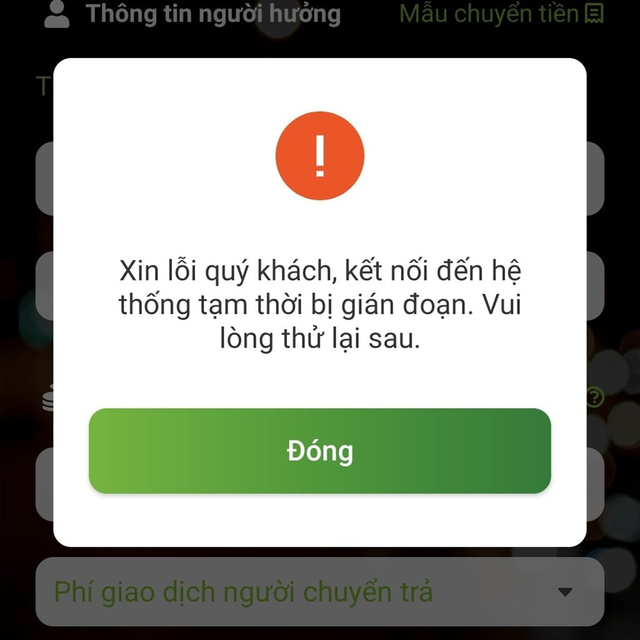 Tài khoản không bị phong toả, vì sao bạn chuyển tiền nhưng không thành công? - Ảnh 1.