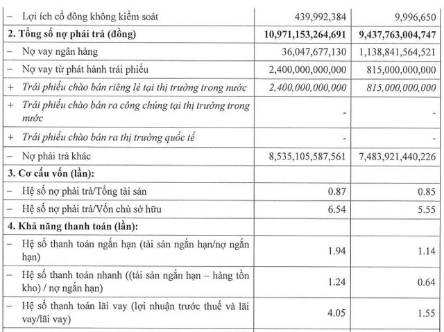 Chủ đầu tư Aqua City báo lãi giảm 79%, nợ phải trả gấp 5,5 lần vốn chủ sở hữu - Ảnh 1.