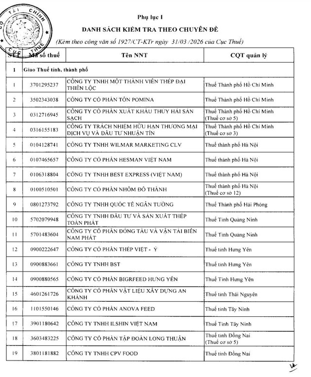 Cục Thuế đưa một 'ông lớn' thực phẩm vào diện rà soát thuế - Ảnh 2.