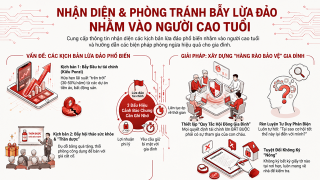 Cảnh báo thủ đoạn lừa đảo tinh vi nhắm vào người cao tuổi - Ảnh 1.