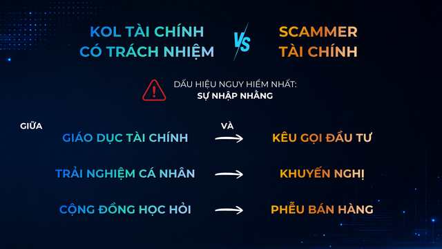 'Scammer tài chính thường bán giấc mơ giàu nhanh, còn KOL tài chính trách nhiệm sẽ giúp người dùng hiểu rõ rủi ro' - Ảnh 4.