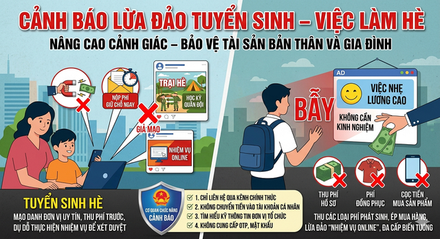 Cảnh giác bẫy lừa đảo tuyển sinh, việc làm online nhắm vào học sinh, sinh viên dịp nghỉ hè - Ảnh 1.