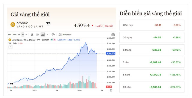 Giá vàng giảm chóng mặt, người 'đu đỉnh' đã lỗ bao nhiêu? - Ảnh 3.