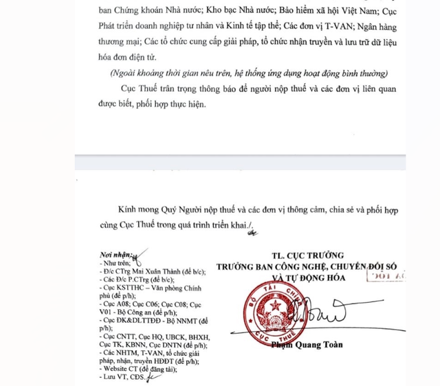 Cục Thuế có thông báo hỏa tốc - Ảnh 2.