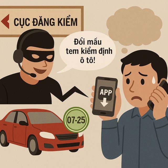 Cảnh báo chiêu trò mạo danh nhân viên đăng kiểm để lừa đảo - Ảnh 1.