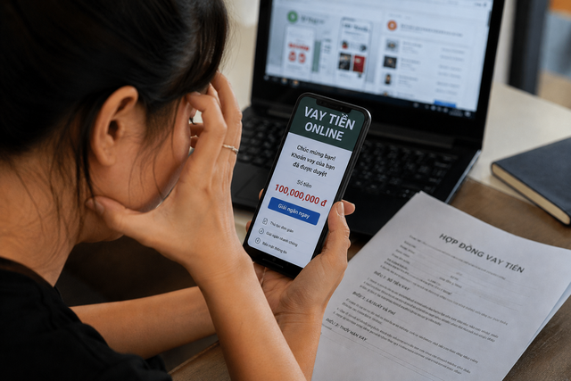 Bỗng dưng gánh nợ 100 triệu từ khoản vay ‘ma’, người phụ nữ vẫn phải trả đủ cả gốc và lãi- Ảnh 1.