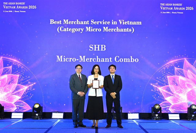SHB được The Asian Banker vinh danh với giải pháp tài chính tốt nhất cho tiểu thương, hộ kinh doanh - Ảnh 1.