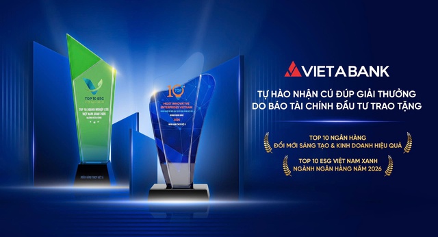 VietABank lập “cú đúp” giải thưởng: Khi đổi mới sáng tạo song hàng cùng phát triển bền vững - Ảnh 1.