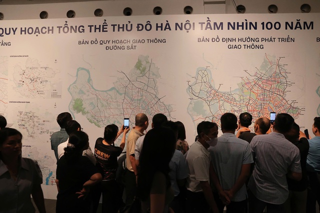 Cận cảnh từng 'ngóc ngách' tại triển lãm Quy hoạch thế kỷ của Hà Nội - Ảnh 5.