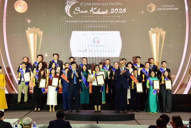 “Vay mua nhà trên kênh số” của VietinBank được vinh danh tại Sao Khuê 2026 - Ảnh 1.