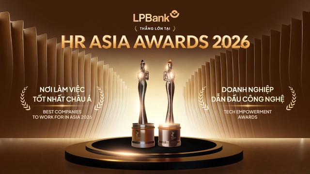 LPBank lập "cú đúp" tại HR Asia 2026: Khi chiến lược phát triển con người trở thành lợi thế cạnh tranh - Ảnh 1.