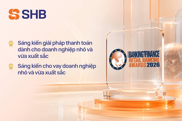 SHB được Asian Banking & Finance Awards vinh danh với sáng kiến cho vay và thanh toán xuất sắc cho SME - Ảnh 1.