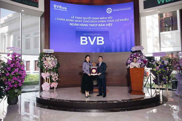 BVBank chính thức niêm yết cổ phiếu BVB trên sàn HoSE từ hôm nay 21/7 - Ảnh 2.
