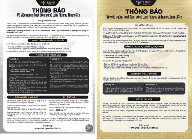 Chuỗi phòng gym 5 sao ở Hà Nội đồng loạt đóng cửa nhiều cơ sở - Ảnh 2.
