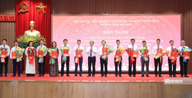Hà Nội kiện toàn lãnh đạo Sở, ngành, các xã phường sau sáp nhập - Ảnh 1.