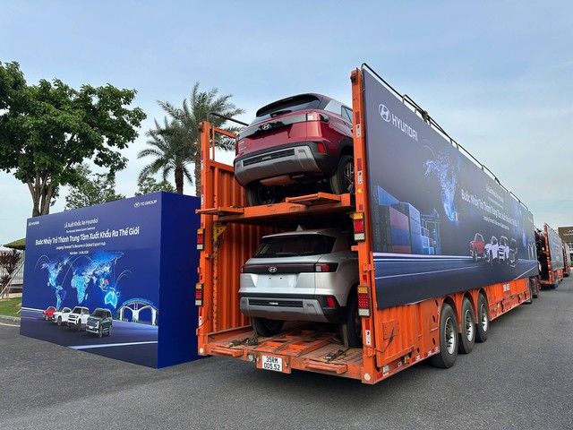 Xe Hyundai sản xuất tại Việt Nam lần đầu xuất khẩu sang Mexico và Australia - Ảnh 2.