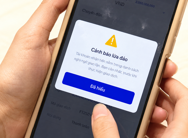 Phát hiện giao dịch với tài khoản nghi ngờ: Khách hàng tại Agribank, Vietcombank, BIDV và nhiều ngân hàng tạm dừng/hủy hơn 1,6 triệu lượt chuyển tiền - Ảnh 1.