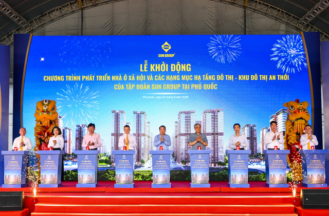 Sun Group đầu tư 40.000 tỷ đồng xây gần 50.000 căn nhà ở xã hội, nhà ở cho thuê "tiêu chuẩn Singapore" tại Phú Quốc - Ảnh 1.
