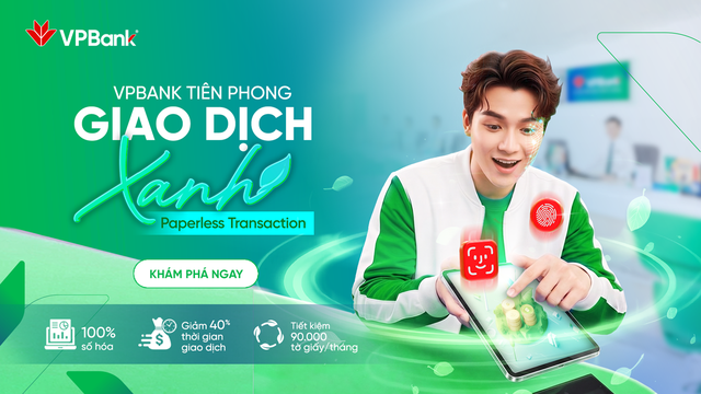 Ngân hàng không giấy: Trải nghiệm mới vì môi trường- Ảnh 2.