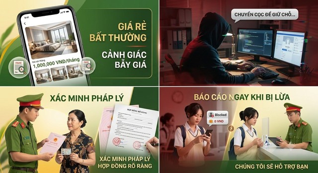 Cảnh báo bẫy lừa đảo khi thuê nhà, phòng trọ giá rẻ qua mạng xã hội - Ảnh 1.