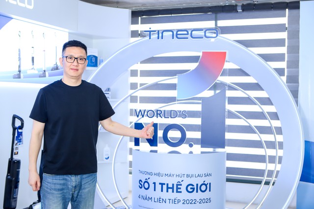 Doanh số máy lau sàn tăng 130% tại Việt Nam - CEO Tineco toàn cầu nói 'cuộc chơi mới chỉ bắt đầu' - Ảnh 1.