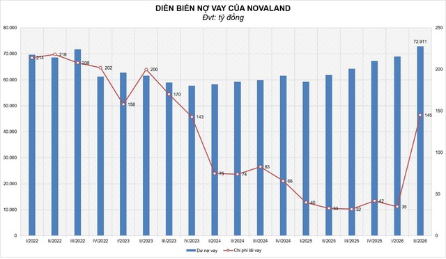 Lãi suất vay của Novaland gần chạm 16%/năm - Ảnh 2.