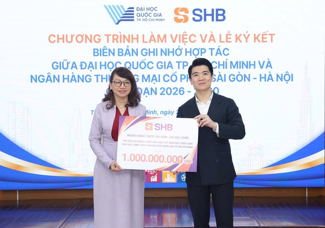 SHB và Đại học Quốc gia TP.HCM mở rộng hợp tác trong đào tạo, nghiên cứu và đổi mới sáng tạo - Ảnh 2.