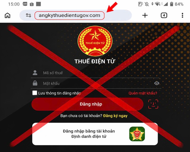 Cảnh giác website, ứng dụng giả mạo cơ quan thuế để lừa đảo- Ảnh 1.