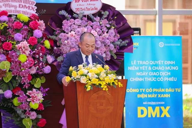 Tổng giám đốc Điện Máy Xanh 'gom hàng' trong ngày đầu tiên cổ phiếu DMX lên sàn - Ảnh 1.