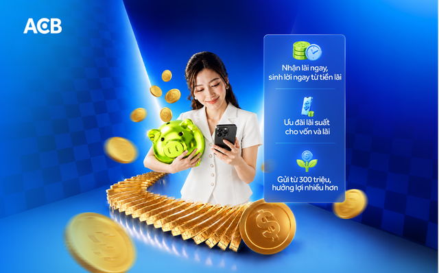 ACB: Tiền gửi lãi thông minh tái định nghĩa cách người dùng sử dụng lãi tiết kiệm - Ảnh 1.