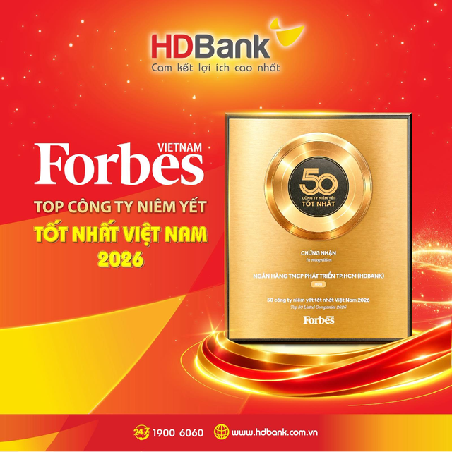 HDBank tiếp tục vào Top 50 Forbes Việt Nam trong bước chuyển lớn của thị trường vốn - Ảnh 1.