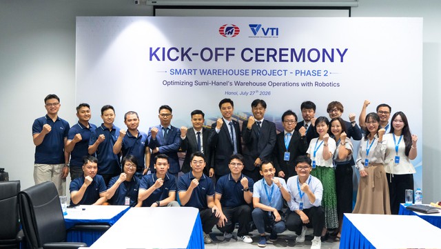 VTI triển khai kho thông minh tích hợp Robotics tại Sumi-Hanel - Ảnh 1.