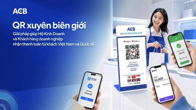 Mới từ ACB: Giải pháp thanh toán doanh nghiệp, hộ kinh doanh và khách hàng đều quan tâm - Ảnh 1.