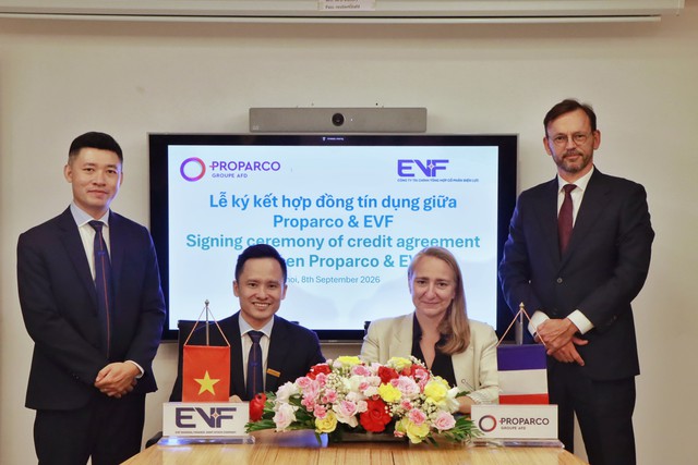 EVF hợp tác với Proparco triển khai gói tín dụng 20 triệu USD cho tài chính khí hậu và doanh nghiệp do phụ nữ làm chủ - Ảnh 1.