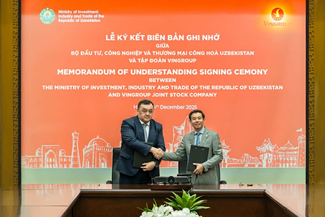 Vingroup ký thỏa thuận phát triển đô thị, giao thông, du lịch nghỉ dưỡng tại Uzbekistan- Ảnh 1.