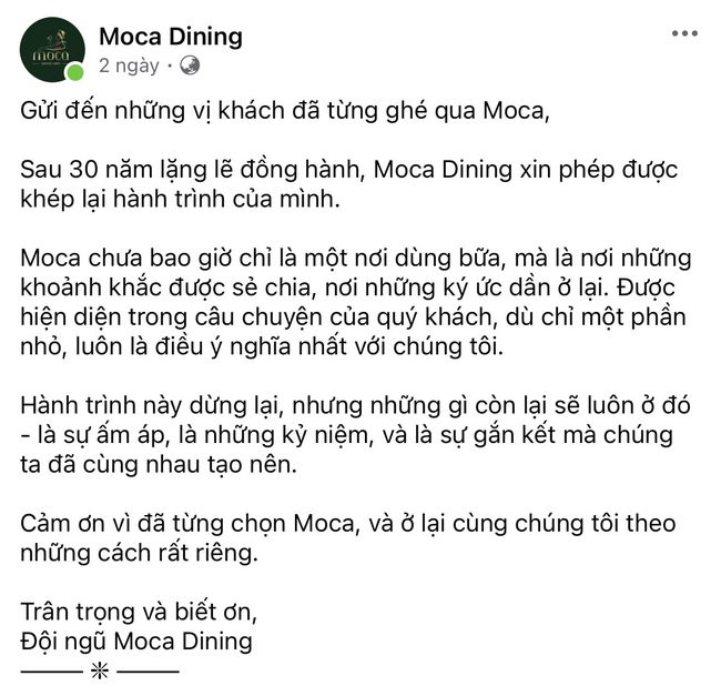 Nhà hàng fine dining tại phố cổ Hà Nội đóng cửa sau 30 năm hoạt động- Ảnh 1.
