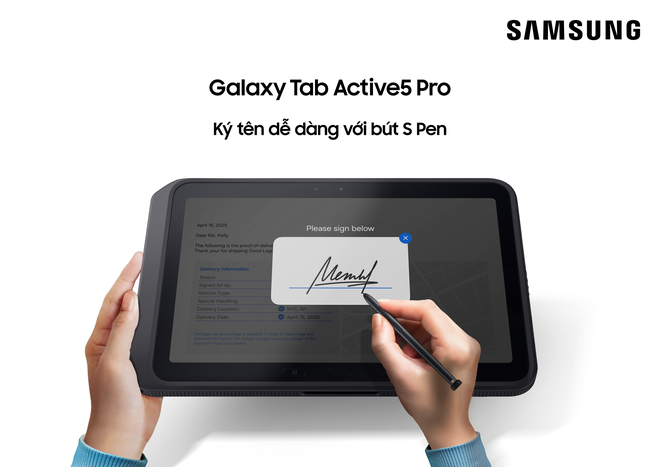 Bộ đôi Galaxy Xcover7 Pro và Galaxy Tab Active5 Pro giúp tối ưu hoá điểm bán hàng- Ảnh 2. Bộ đôi Galaxy Xcover7 Pro và Galaxy Tab Active5 Pro giúp tối ưu hoá điểm bán hàng- Ảnh 2.