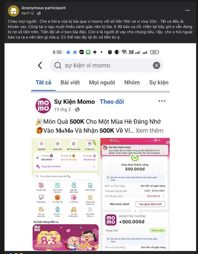 Suýt mất tiền vì "quà tri ân khách hàng", thoát bẫy lừa đảo nhờ cuộc gọi tổng đài - Ảnh 2.