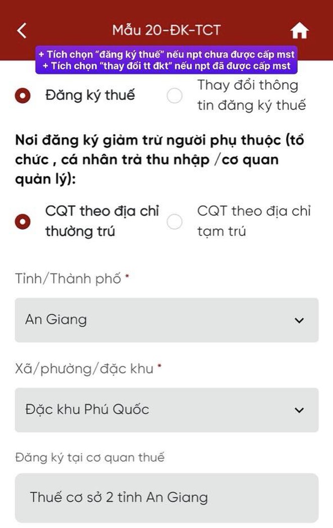 Cơ quan Thuế hướng dẫn chi tiết Cách đăng ký Người phụ thuộc để giảm trừ gia cảnh trên eTax Mobile - Ảnh 5.