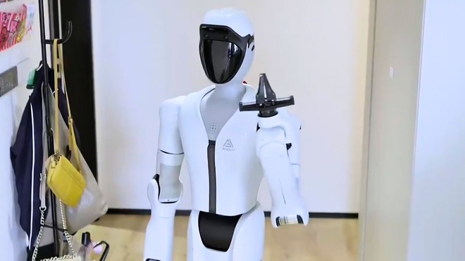 Không còn là phim viễn tưởng: Một công ty Trung Quốc vừa tung ra robot quản gia thay con người làm hết việc nhà - Ảnh 3.