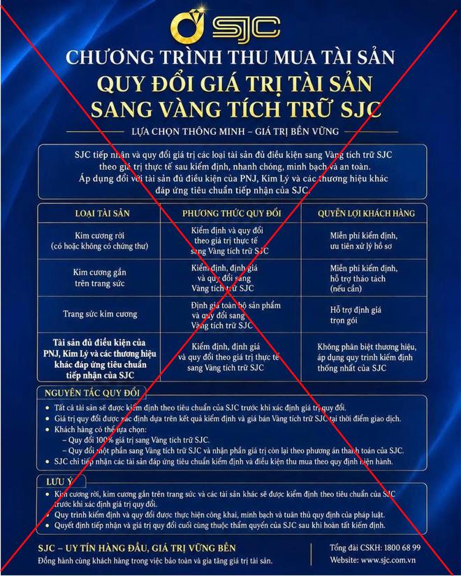 SJC phát cảnh báo khẩn về tình trạng lừa đổi kim cương lấy vàng - Ảnh 3.